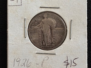 lot 113 image: 1926 Standing Liberty Quarter Dollar