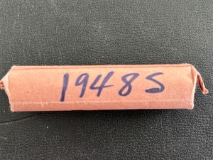 lot 166 image: 1948-S Lincoln Cent Roll