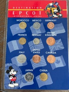 lot 173 image: Disney Epcot World Coins