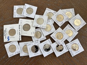 lot 123 image: Jefferson Nickel Proof Coins