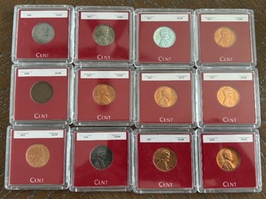 lot 128 image: Lincoln Cents