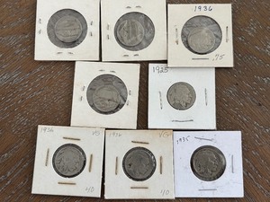 lot 159 image: Buffalo Nickels