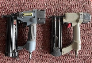 lot 31 image: Porter Cable & PERFORMAX 18GA. Pnuematic Nail Guns in Working Condition
