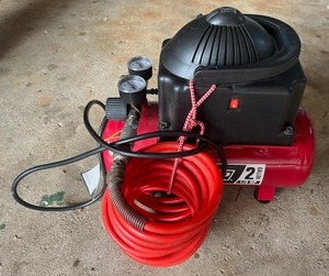 lot 78 image: TOOL SHOP 2-Gallon, 13 HP Air Compressor (Model AT01101) in Good Working Condition