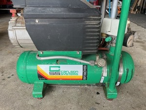 lot 79 image: Carlson Systems 2.6 Gallon, 116 PSI Air Compressor and Cart in Good Working Condition