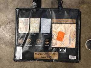 lot 12 image: MSI Machine Washable Area Rug  Customer Returns See Pictures
