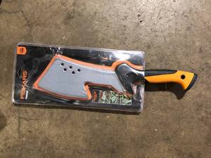 lot 37 image: Fiskars Billhook Steel Clearing Hatchet (18 in. ) Customer Returns See Pictures