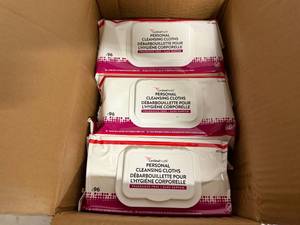 lot 32 image: 6 x 96ct Packs of Cardinal Health Personal Cleansing Wipes
