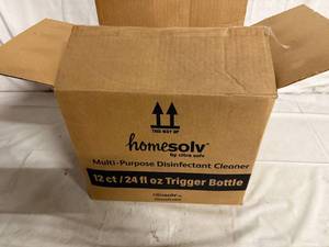 lot 105 image: 12 Bottles of Homesolv Disinfectant Cleaner