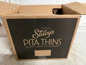 lot 106 image: 8 bags of Stacys Five Cheese Pita Thins