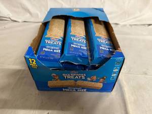 lot 136 image: 12 Pack of Mega Sized Rice Krispies Treats