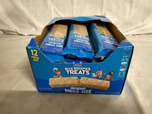 lot 138 image: 12 Pack of Mega Sized Rice Krispies Treats