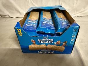 lot 139 image: 12 Pack of Mega Sized Rice Krispies Treats