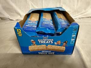 lot 141 image: 12 Pack of Mega Sized Rice Krispies Treats