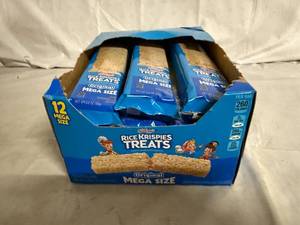 lot 142 image: 12 Pack of Mega Sized Rice Krispies Treats