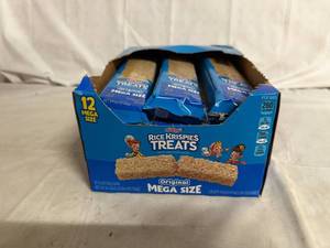 lot 145 image: 12 Pack of Mega Sized Rice Krispies Treats