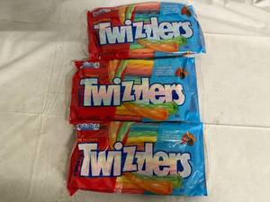 lot 158 image: 3 Bags of Low Fat Twizzlers Twists