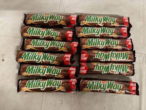 lot 176 image: 12 Milky Way Candy Bars