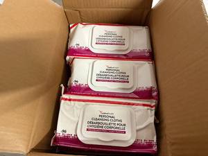 lot 34 image: 6 x 96ct Packs of Cardinal Health Personal Cleansing Wipes