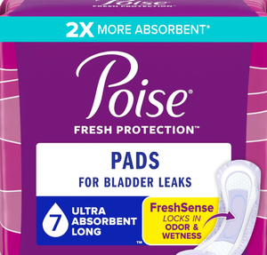 lot 109 image: Brand New Poise Fresh Protection Pads for Bladder Leaks, Ultra 7 Long, 76 Count $42.96 Retail