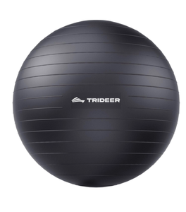 lot 112 image: Brand New Trideer Extra Thick Yoga Ball Exercise Ball XXL Black