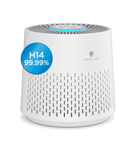 lot 129 image: Brand New Medify MA-12 PRO Air Purifier with True HEPA H13 Filter  405 ft per Hour for Smoke, Odors, Pollen, Pets $58.99 Retail