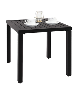 lot 153 image: Brand New Phi Villa Outdoor Patio Side Table Black 22x22 $79.99 Retail