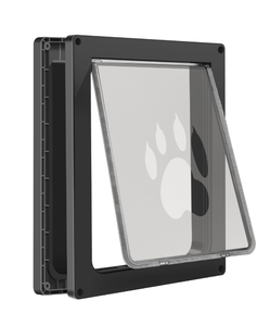 lot 163 image: Brand New CEESC Large Dog Door for Pets up To 100lbs Weatherproof Door Snap In Closing Panel $49.99 Retail