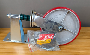 lot 169 image: Brand New Gate Wheel 8inch Fence Gate Wheels for Metal Tube Gate 800lb Capacity 360 Degree Rotation Spring-Loaded Heavy Duty Gate Caster with Screws & Screwdriver $84.99 Retail