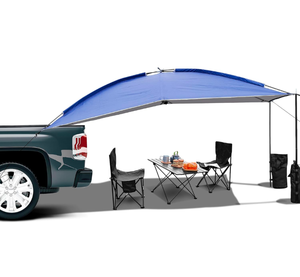 lot 118 image: Brand New Portable Car Awning Shade Shelter, Blue $99.99 Retail