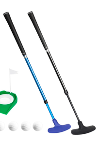 lot 179 image: Brand New Asyxstar Mini Golf Putters 2pk Blue and Black