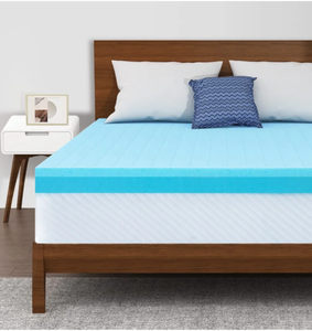 lot 194 image: Brand New Maxzzz 4 Mattress Topper Twin XL Cool Gel Mattress Memory Foam Topper $85.81 Retail