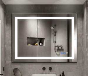 lot 167 image: Brand New Fitland 32x24 LED Bathroom Mirror Vanity Anti Fog, Dimmable, Color Temperature Adjustable $79.99