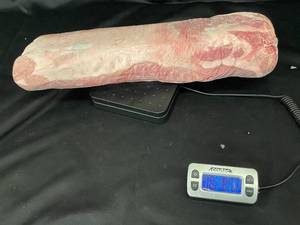lot 153 image: Premium Iowa Pork Loin Boneless 9 lbs 2 ozs