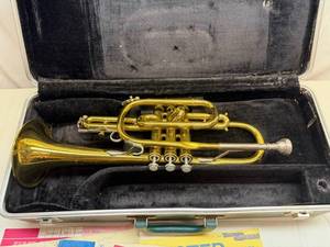 lot 16 image: Bundy Trumpet-Designed by Vincent Bach & Sheet Music