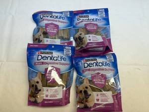 lot 44 image: 4x Purina Dentalife Plus Digestive Support