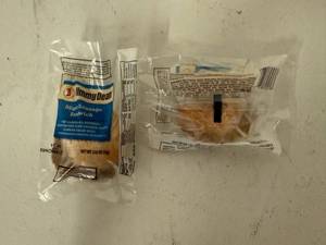 lot 94 image: EE. 25x Jimmy Dean Maple Sausage Sandwich