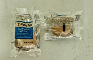 lot 98 image: EE. 25x Jimmy Dean Maple Sausage Sandwich