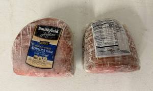 lot 126 image: E. 5.0lbs Smithfield Sliced Boneless Ham-Maple Flavored