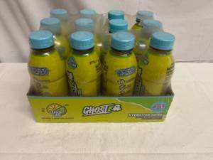 lot 156 image: SSS. 12x Ghost Hydration Drink-Lemon Lime