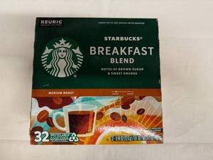 lot 162 image: SSS. 32 Starbucks Breakfast Blend-K-Cups