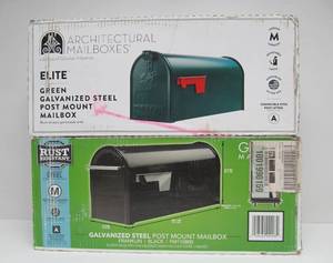 lot 139 image: 2 Nice Brand New Mailboxes