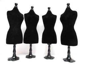 lot 12 image: Lot of 4 Dresser Top Jewelry Display Forms - 18