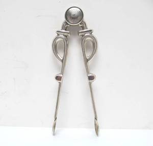 lot 146 image: Antique Silver Asparagus Tongs by Alexander Birkl - Vienna -  ca. 1890
