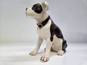 lot 226 image: Larger Sized Porcelain Dog figurine - Pete the Pup