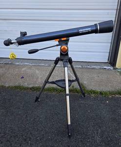 lot 261 image: Fully Functional CELESTRON Astro Master 70 telescope wStand