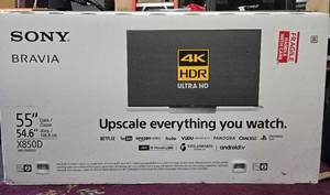 lot 270 image: Excellent Working SONY 55 Ultra HD 4K Smart TV
