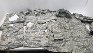 lot 324 image: Large Group of New & Like-New Military Fatigues etc