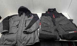 lot 325 image: Quality Like-New Mens STRIKER ICE Matching Winter  Ice Fishing Jacket & Snow Pants - Size XXL