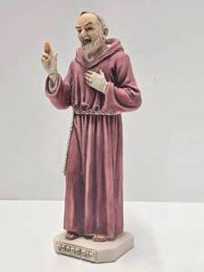 lot 330 image: Signed Valentino Sculpture of Padre Pio